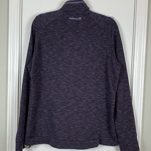 Avalanche Heather purple long sleeved pullover with lavender trim size XL - Picture 7 of 7